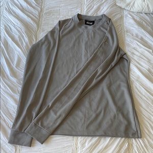 Grey 180s Long sleeved athletic shirt